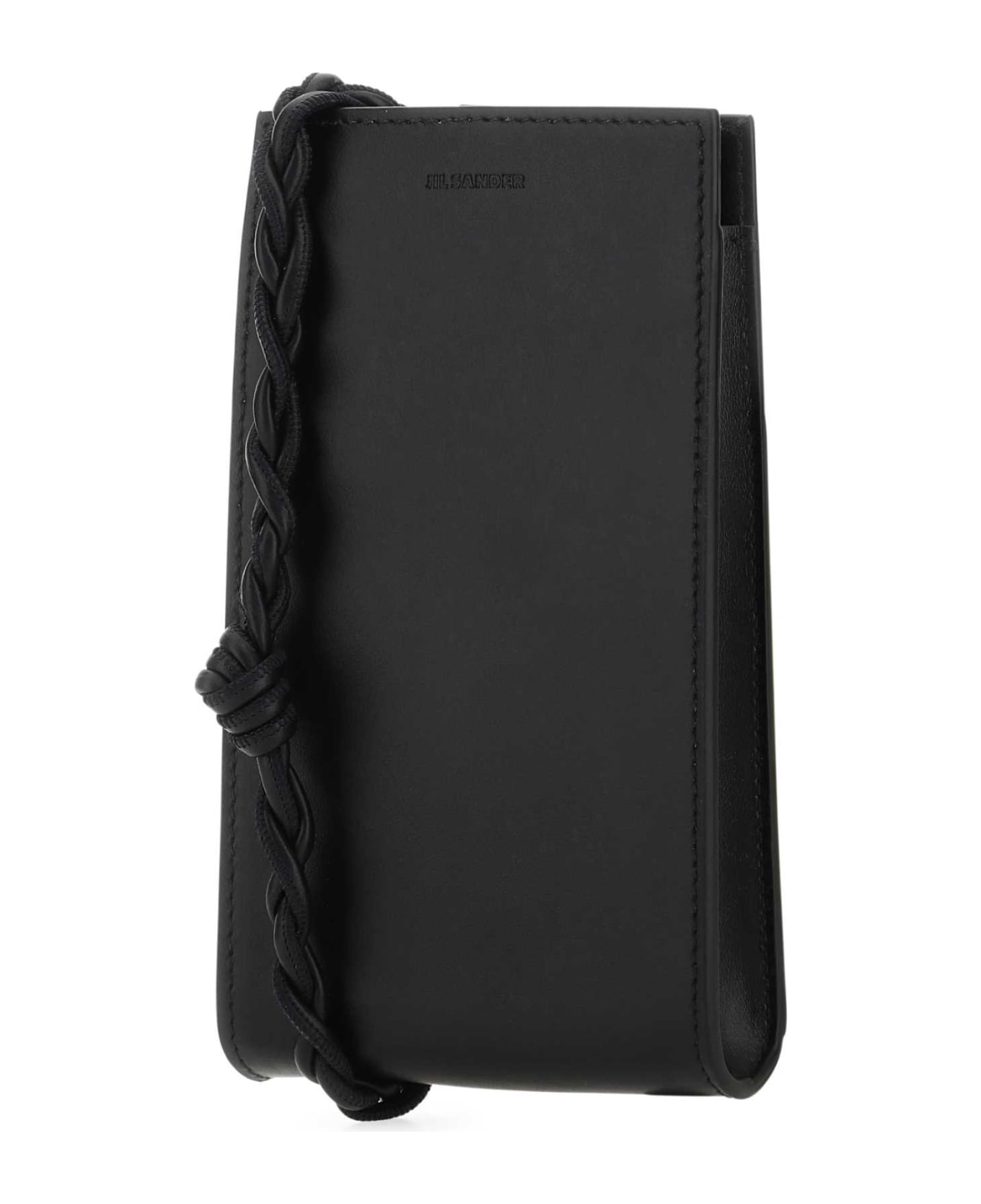 Jil Sander Black Leather Phone Case - 001