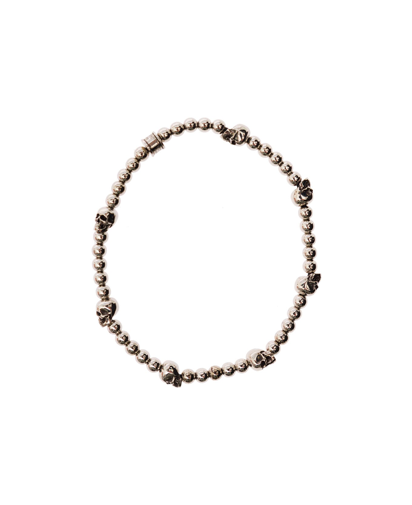 Alexander McQueen Metal Bead Bracelet - Metallic