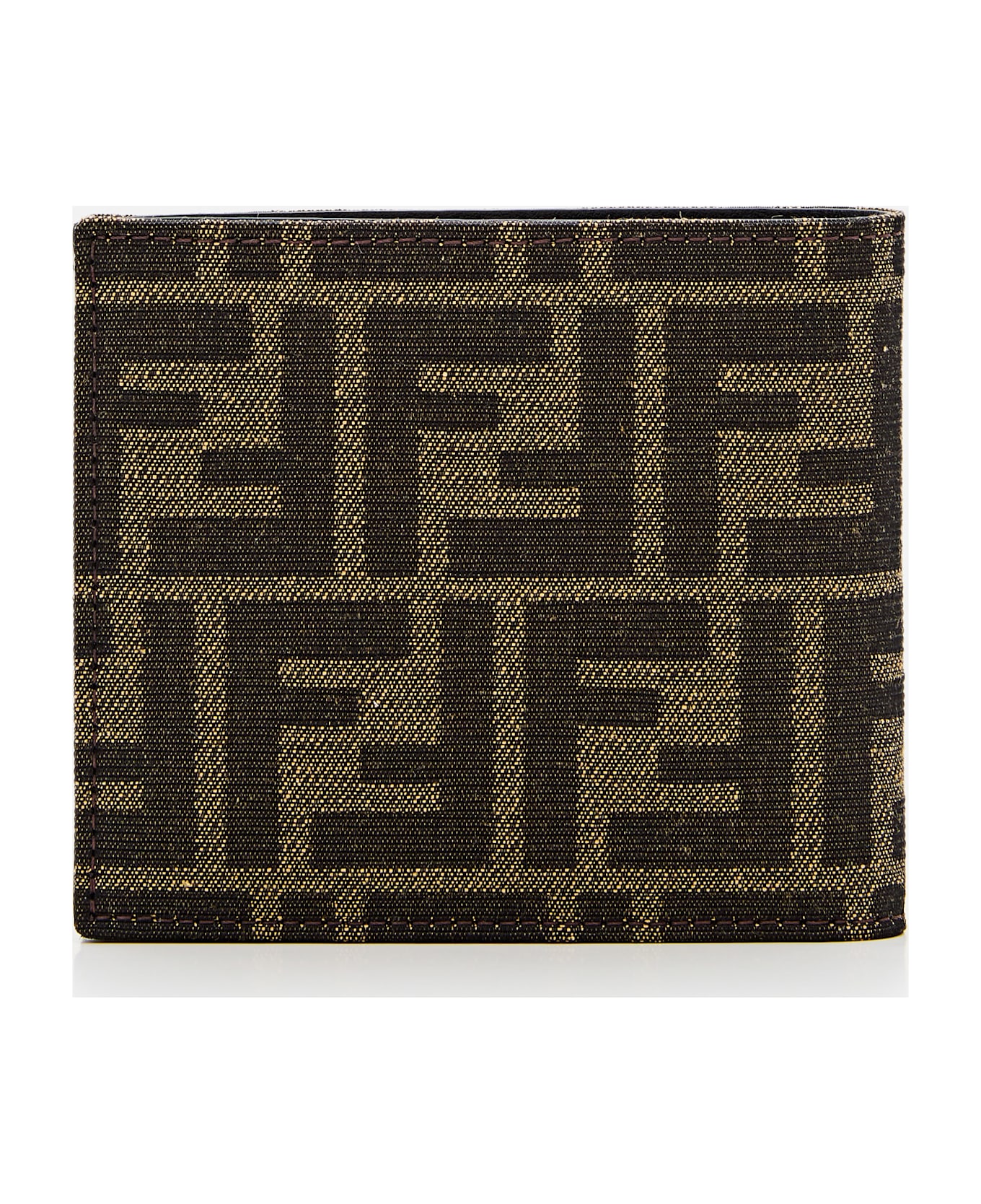 Fendi Bi-fold Jacquard Wallet - Brown