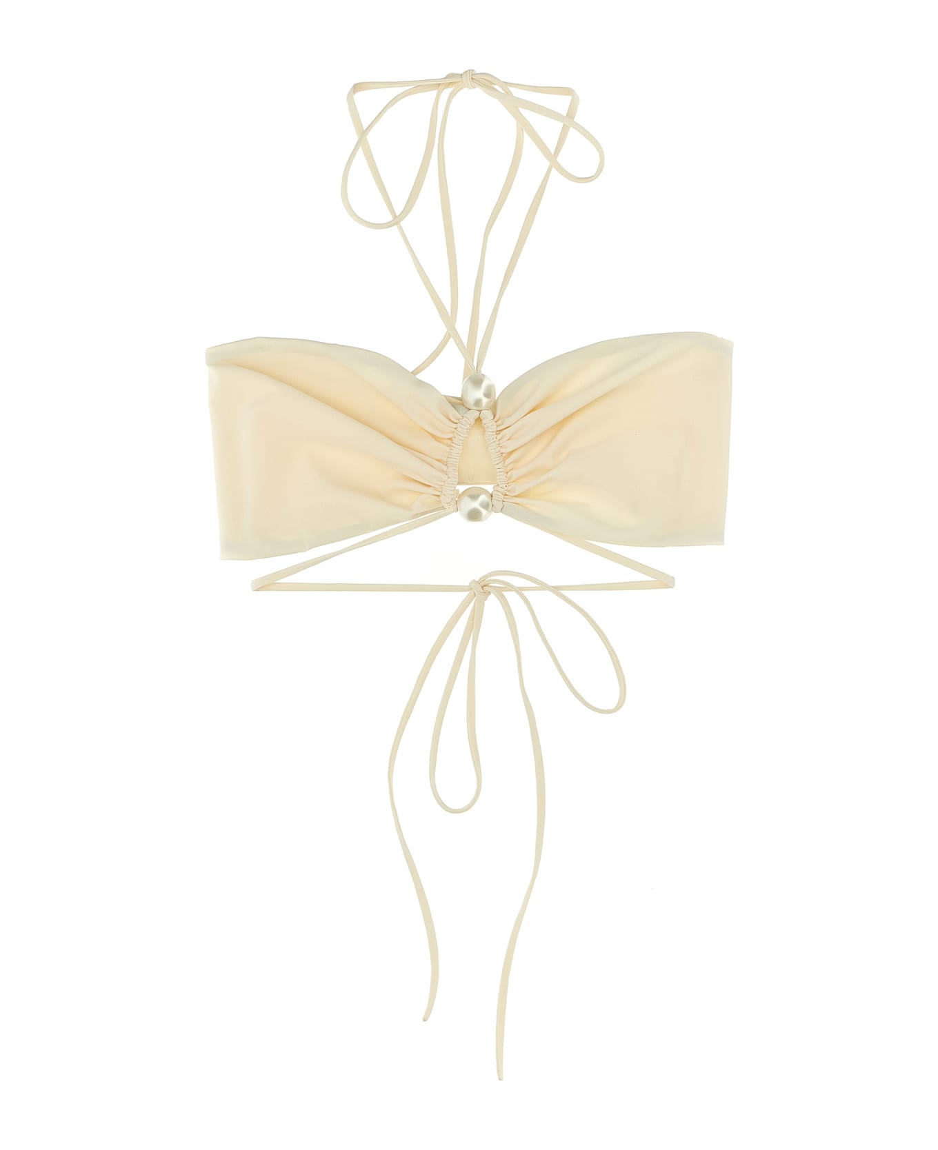 Magda Butrym 'swim Bra 03' Bikini Top - Cream