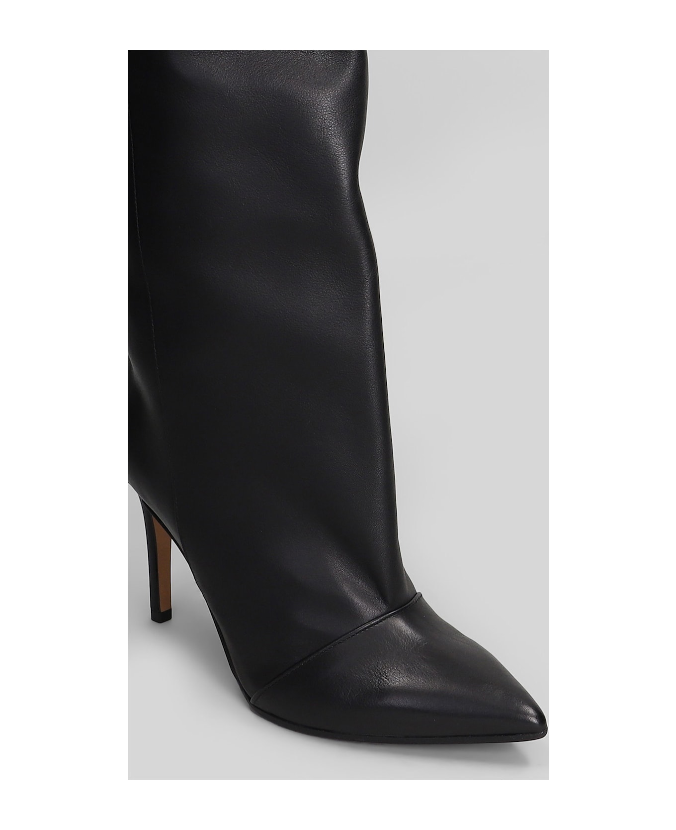 Fabio Rusconi High Heels Boots In Black Leather - black
