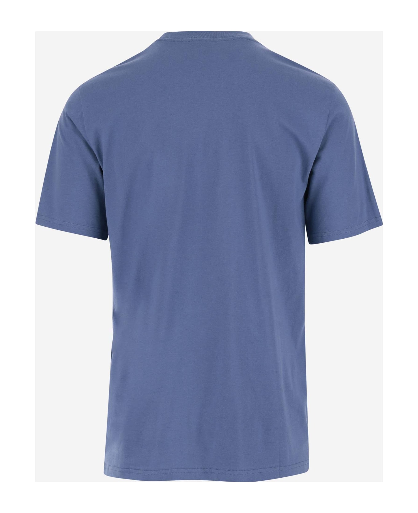 Carhartt Cotton T-shirt With Logo - Blue
