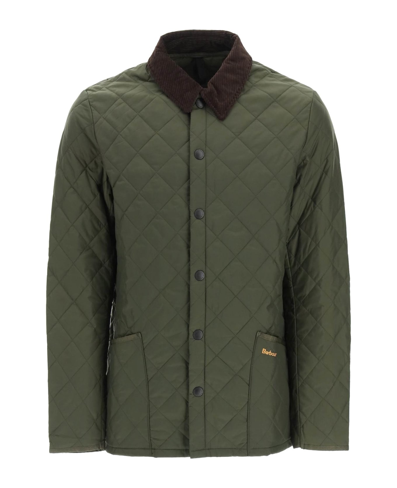 Barbour Heritage Liddesdale Padded Jacket - green ジャケット