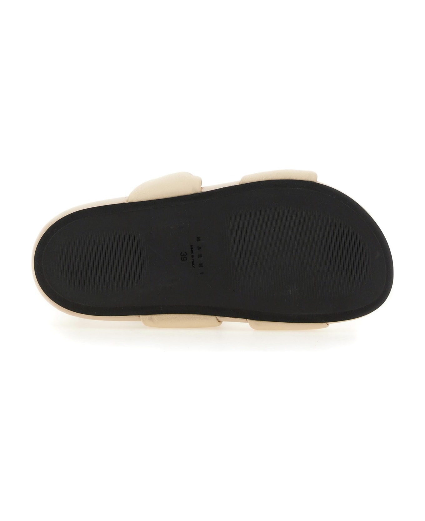 Marni Leather Sandal - AVORIO