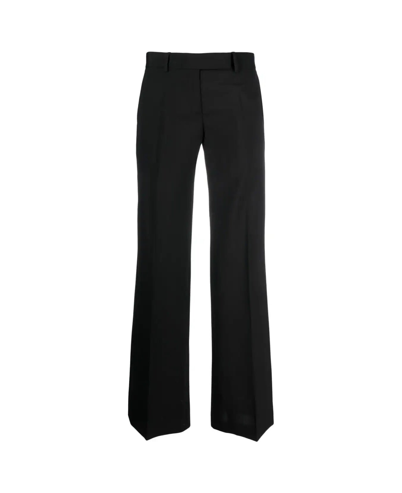 Quira Low Waist Trousers - Black