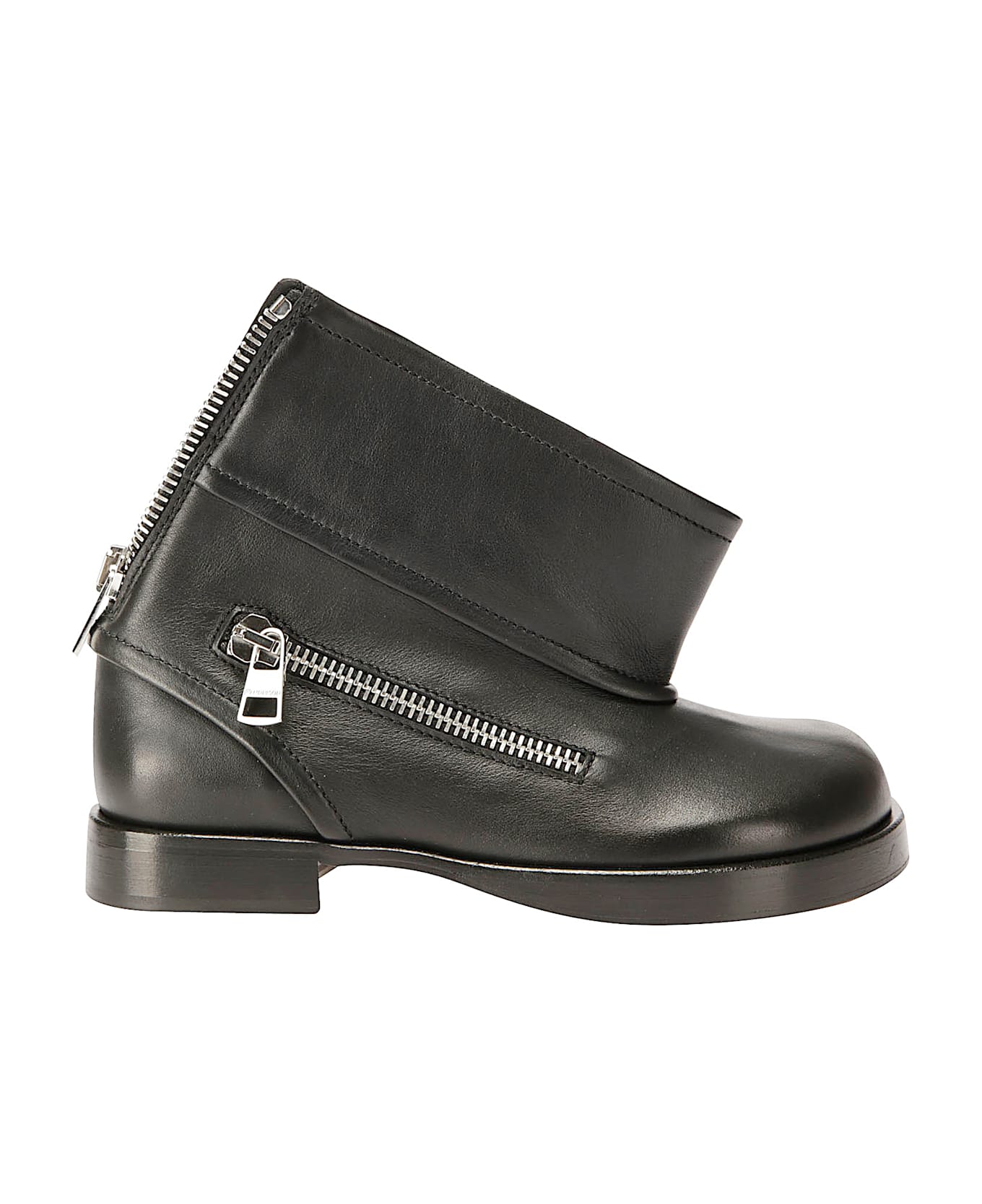 J.W. Anderson Jw Anderson Leather Ankle Boots - LIGHT STONE