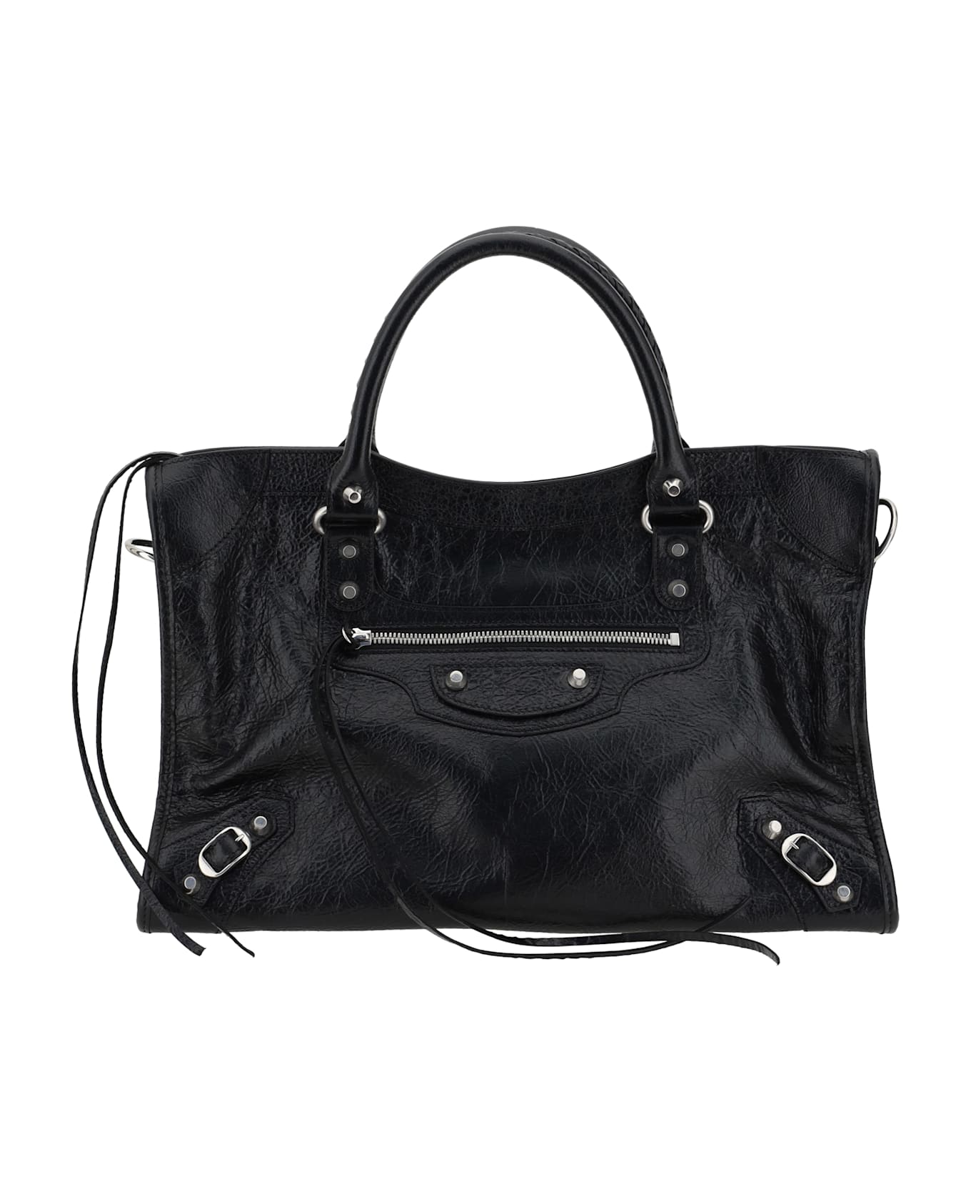 Balenciaga Le City Medium Handbag - BLACK