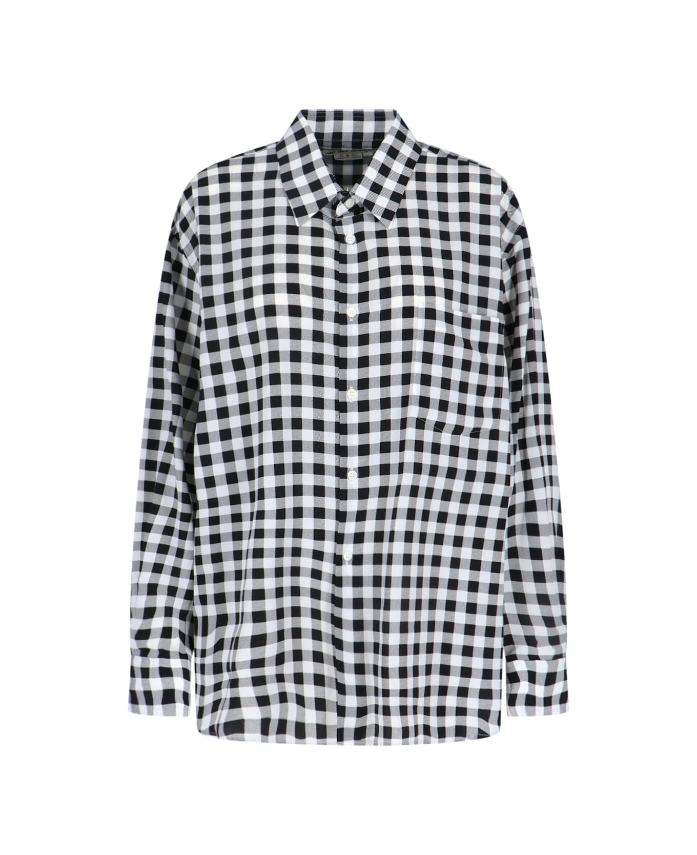 Comme des Garçons Checked Shirt - Black  