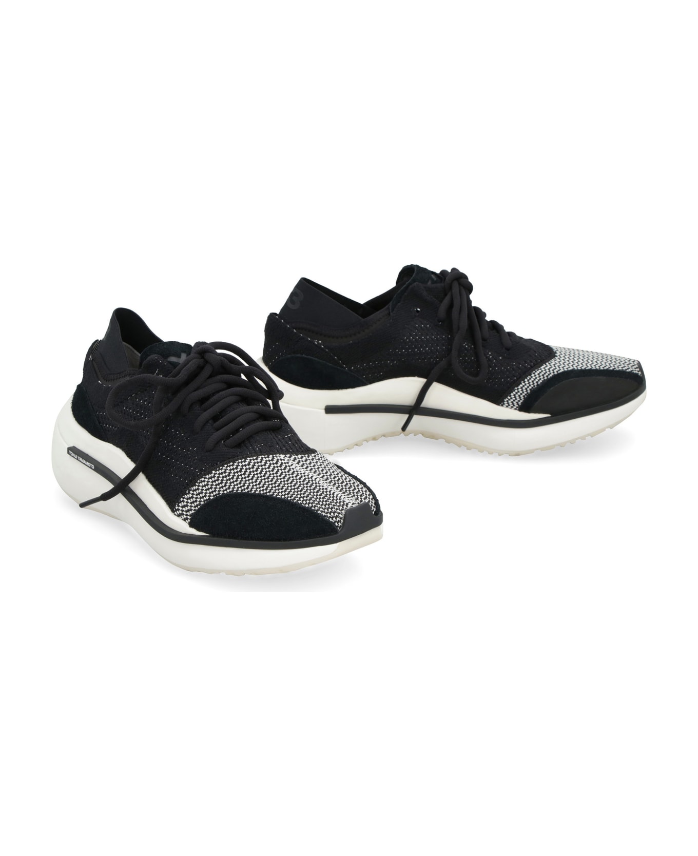 Y-3 Qisan Knit Sneakers - black