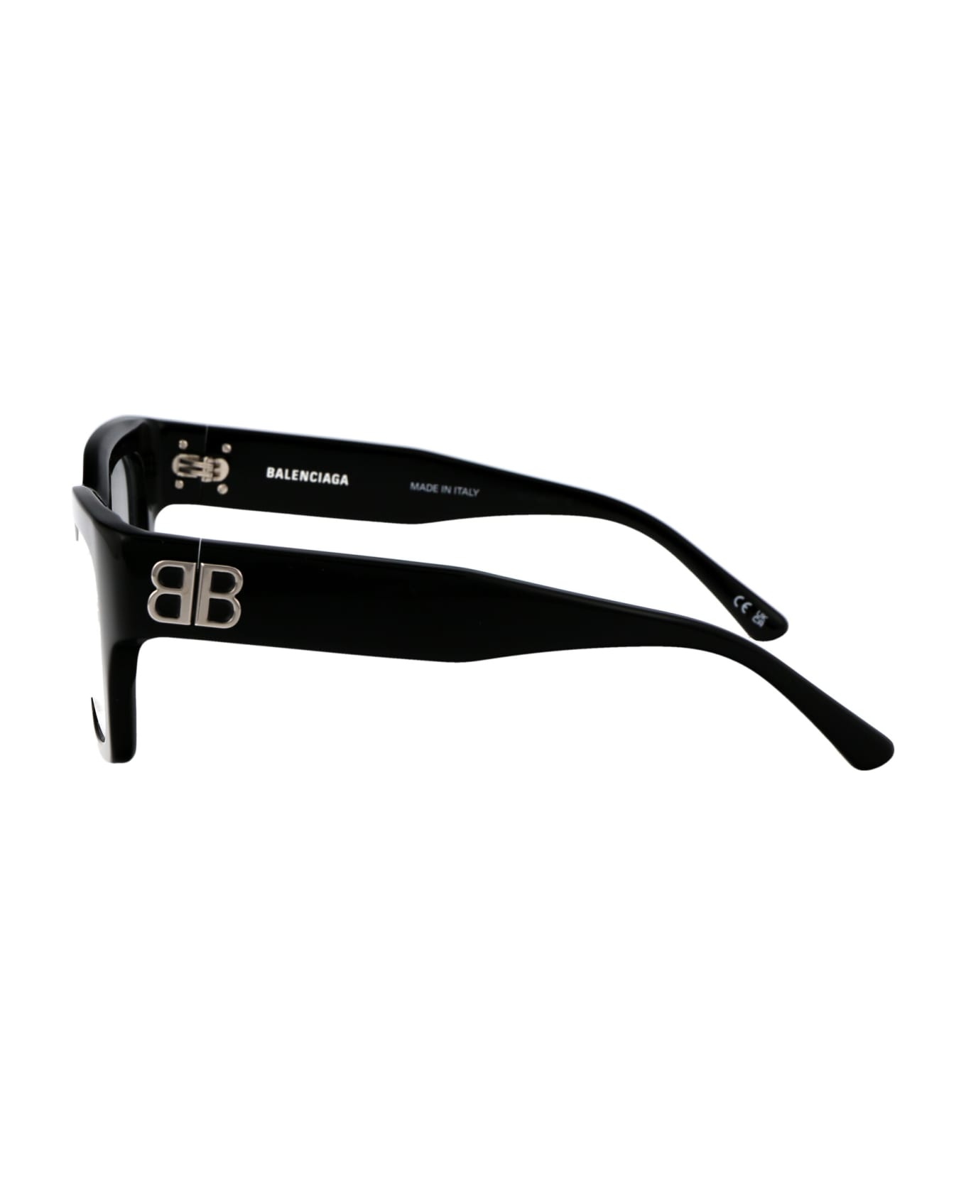 Balenciaga Eyewear Bb0325o Glasses - 001 BLACK BLACK TRANSPARENT