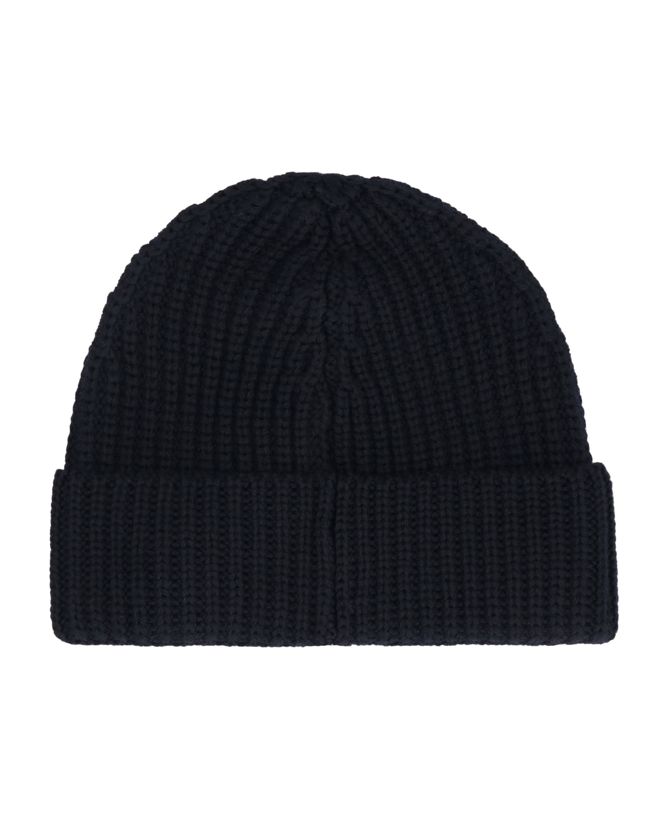 Dondup Ribbed Knit Beanie - blue