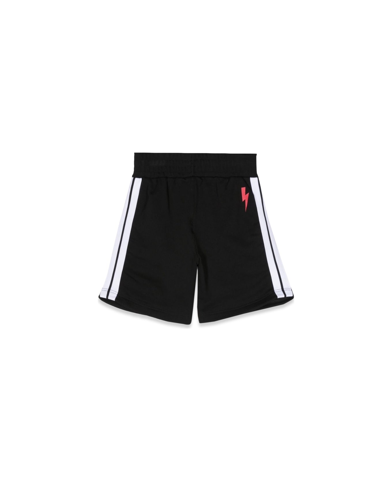 Neil Barrett Sweatshirt Bermuda - BLACK