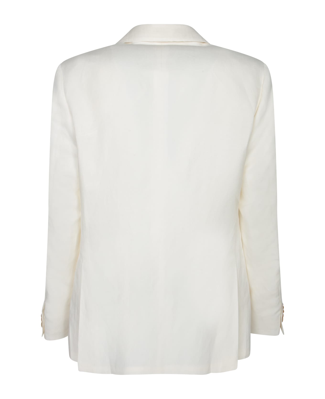 Canali White Linen Jacket - White