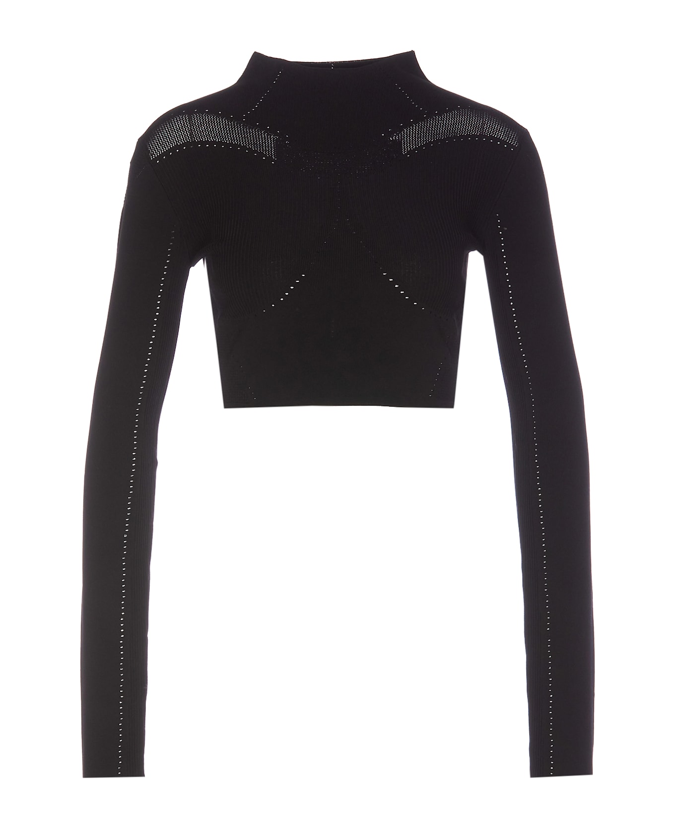 Patrizia Pepe Long Sleeves Sweater - Black