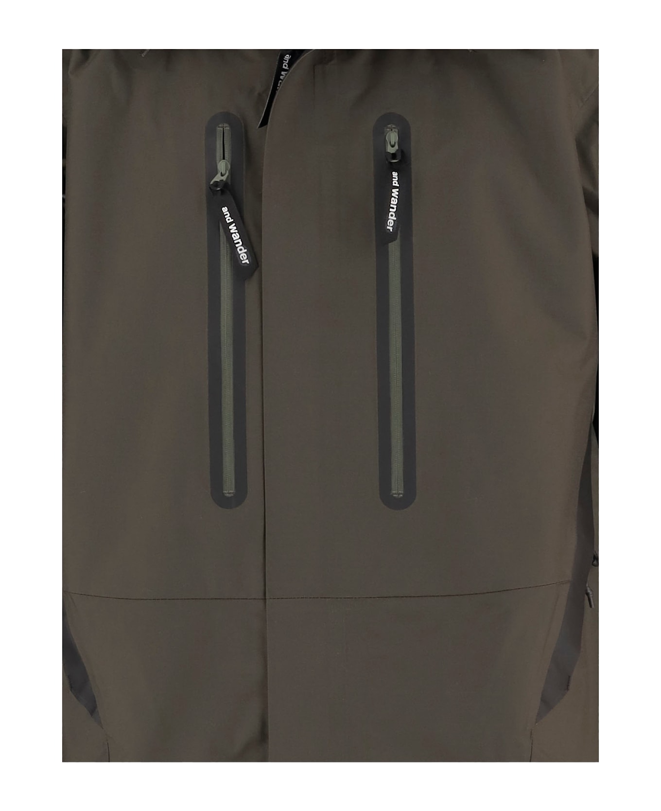 And Wander Nylon Jacket With Hood - CACHI SCURO