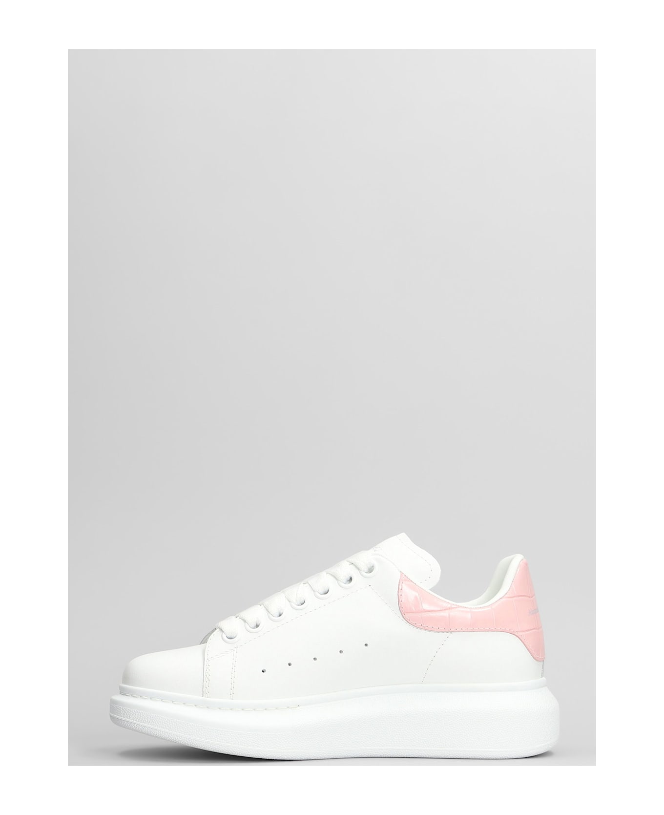 Alexander McQueen Oversize Sneak Sneakers In White Leather - white