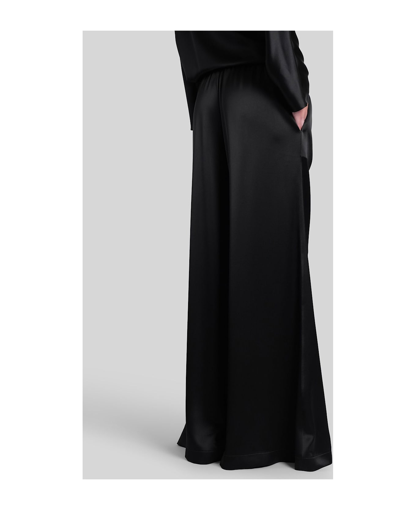 Gianluca Capannolo Antonia Pant Pants In Black Triacetate - black