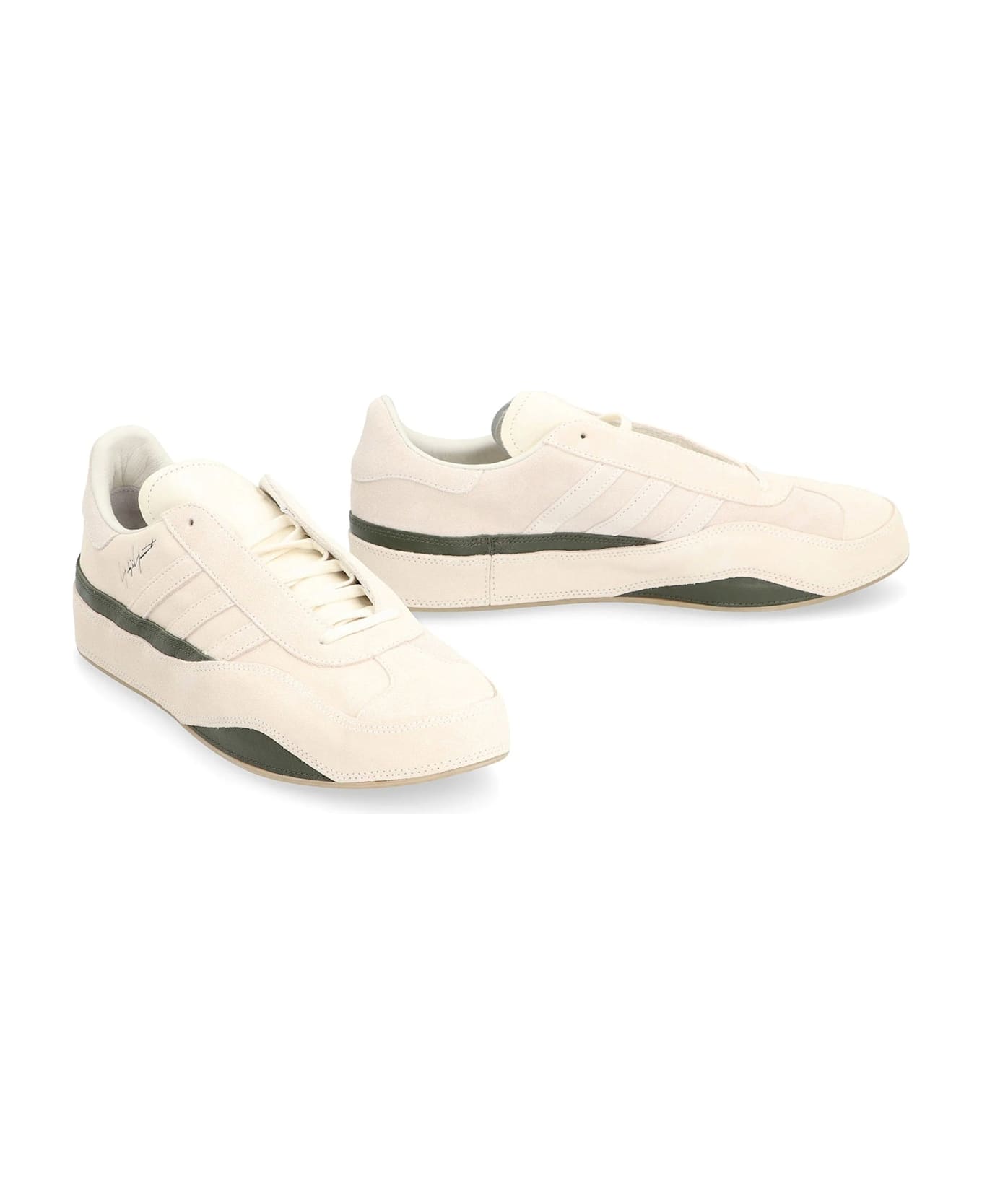 Y-3 Gazzelle Suede Sneakers - White