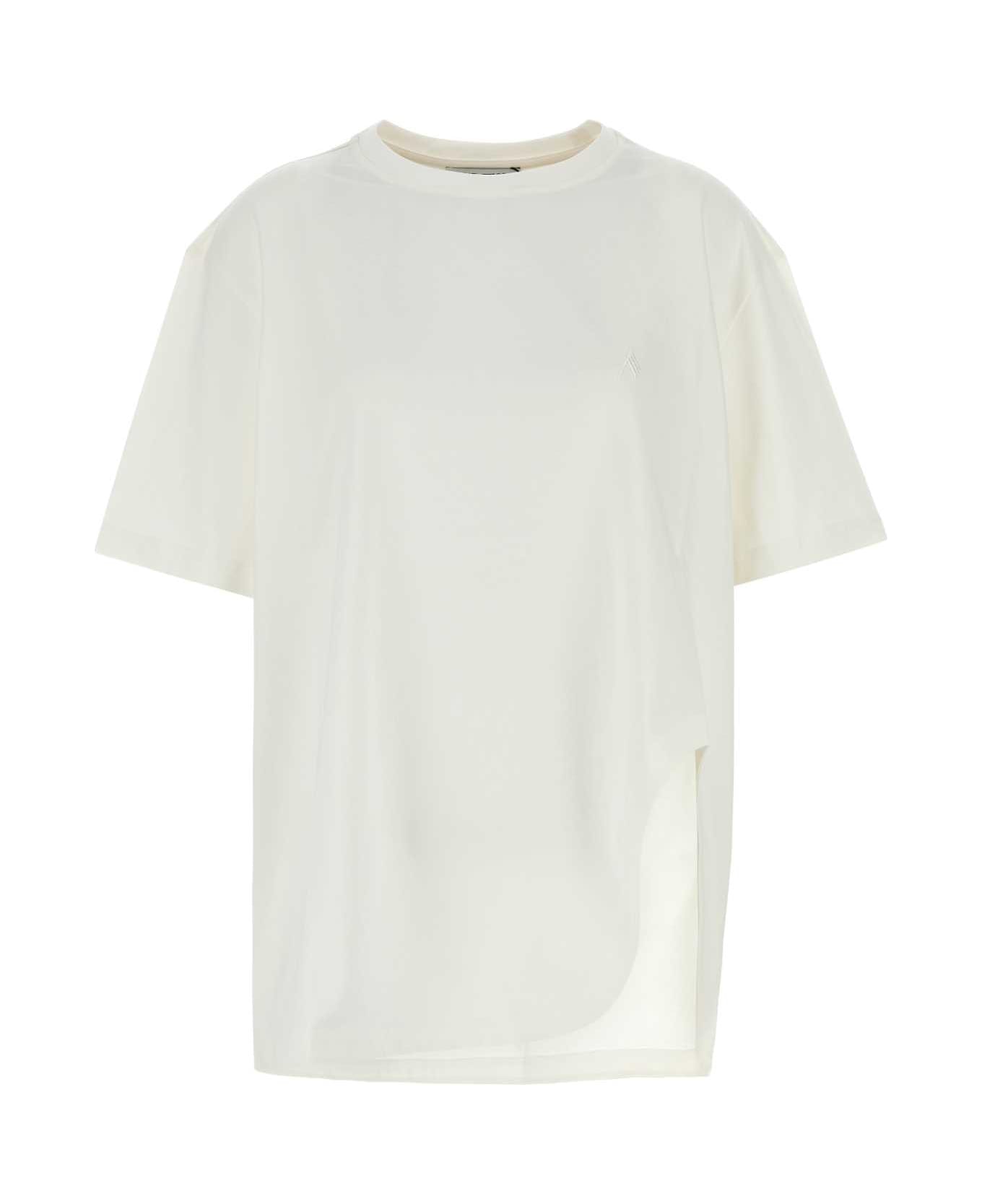 The Attico White Cotton Oversize T-shirt - White