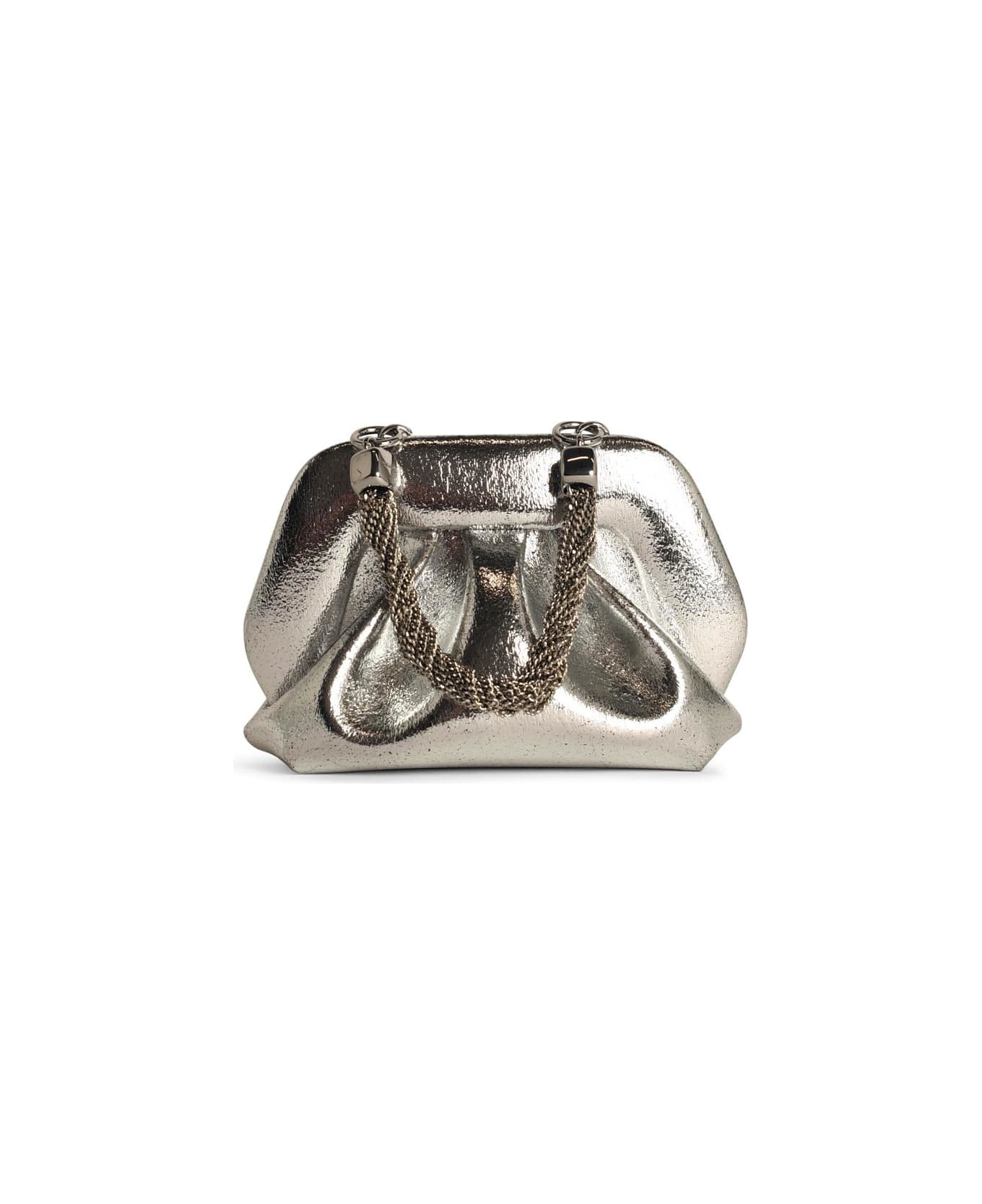 THEMOIRè 'gea' Silver Palm Bag - Silver