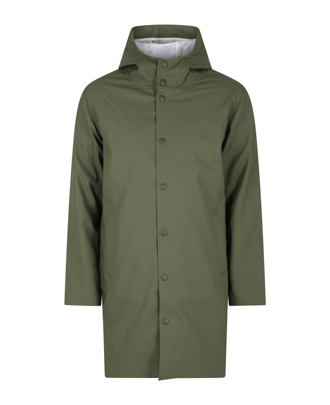 Zadig & Voltaire Green Coat With Hood For Boy - Green