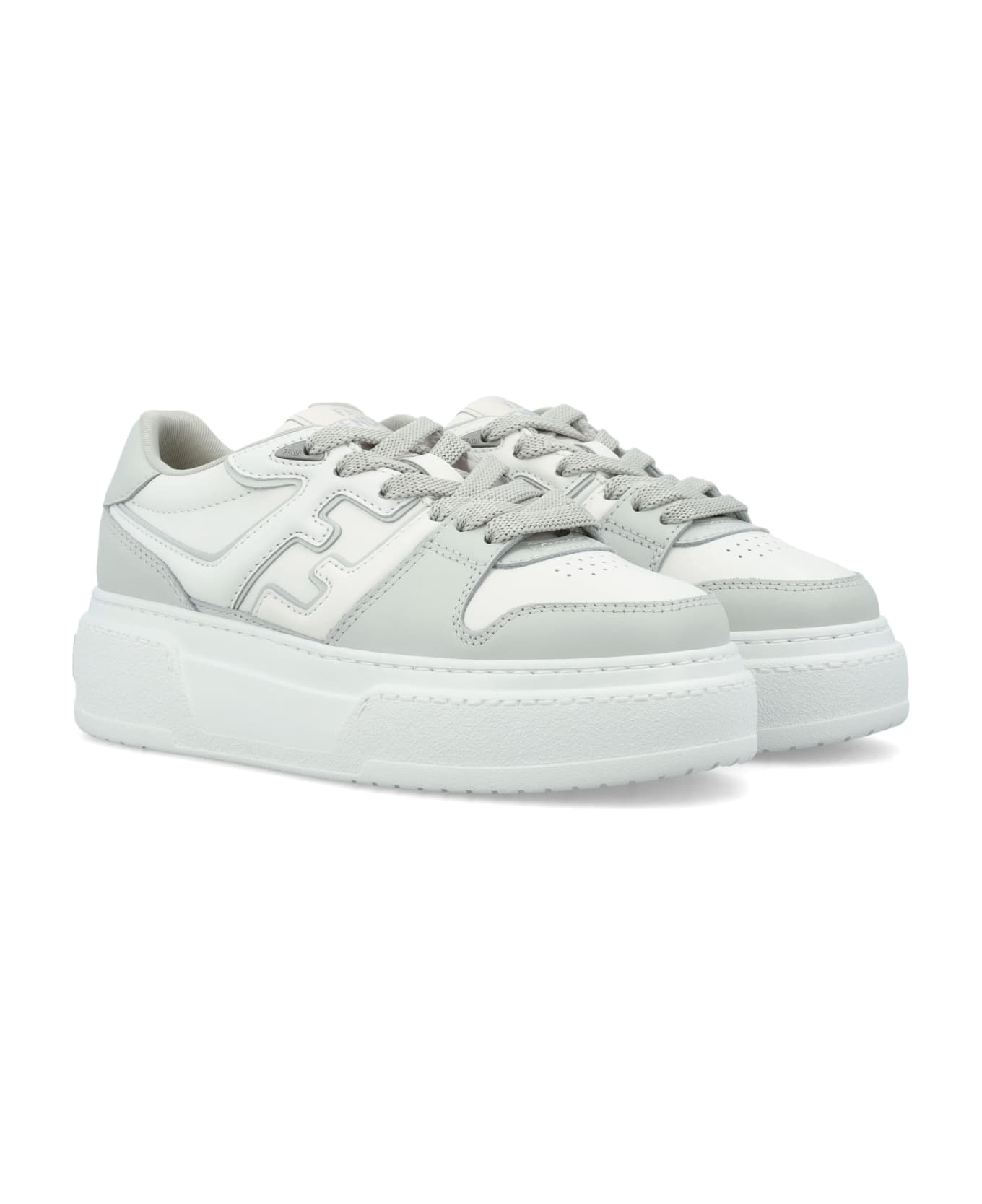 Fendi Match Mix Sneakers - GRIGIO