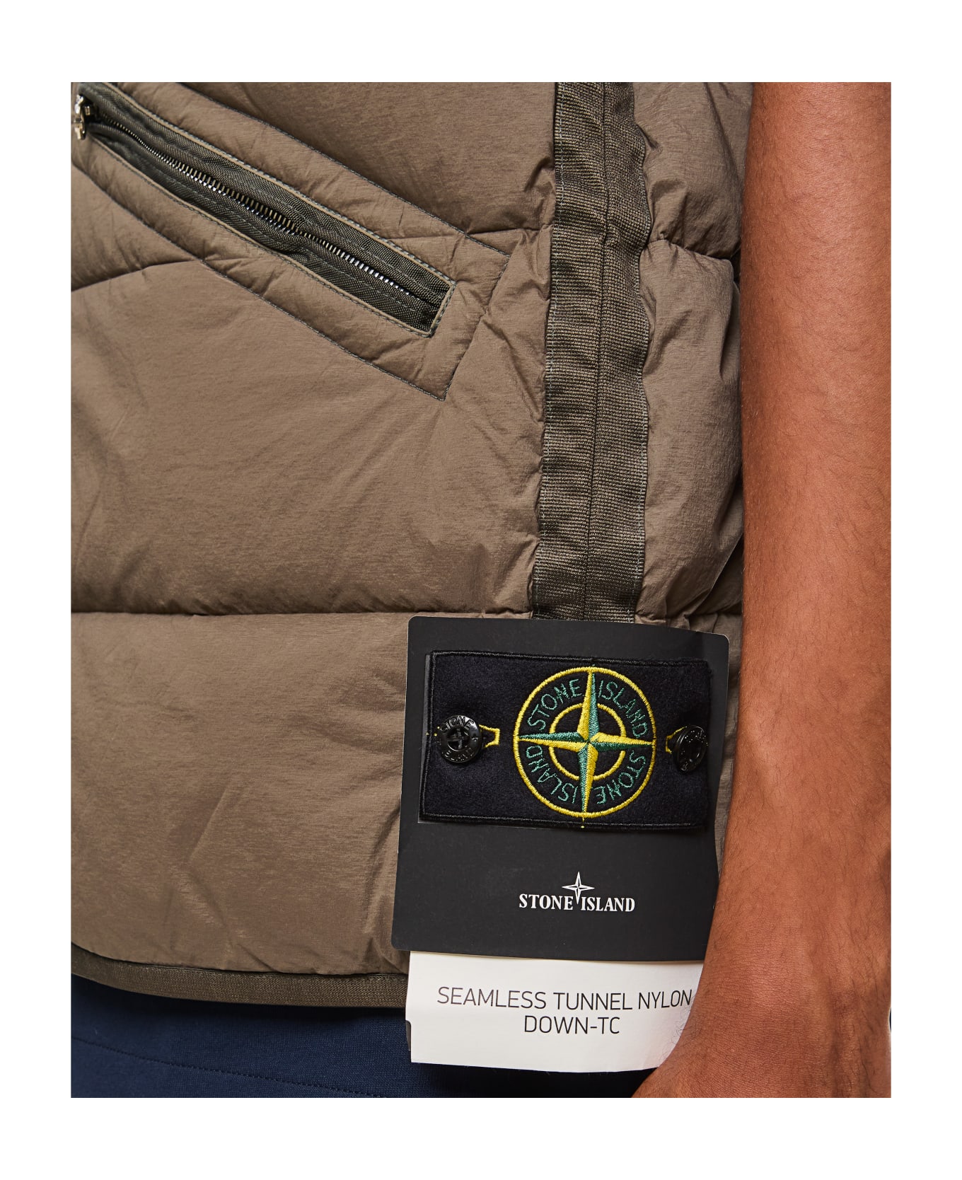 Stone Island Gilet - Brown