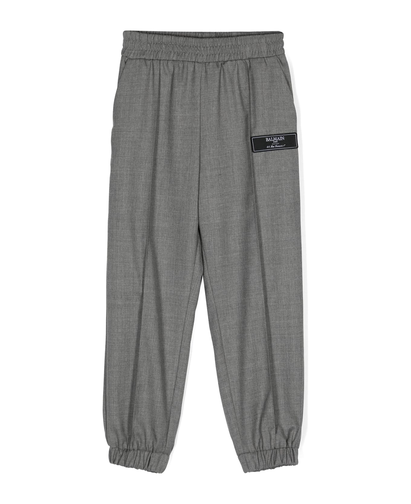 Balmain Pierre Balmain Trousers In Grey - Grey