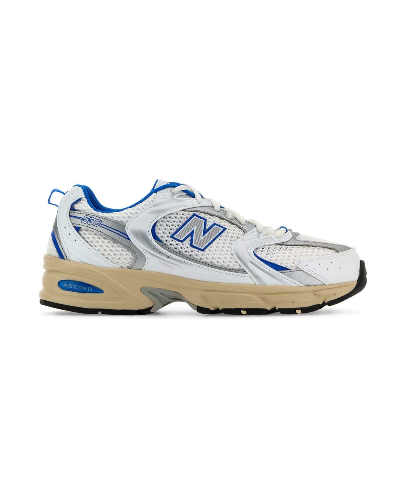 New Balance Multicolor Mesh And Rubber 530 Sneakers - WHITEBLUE
