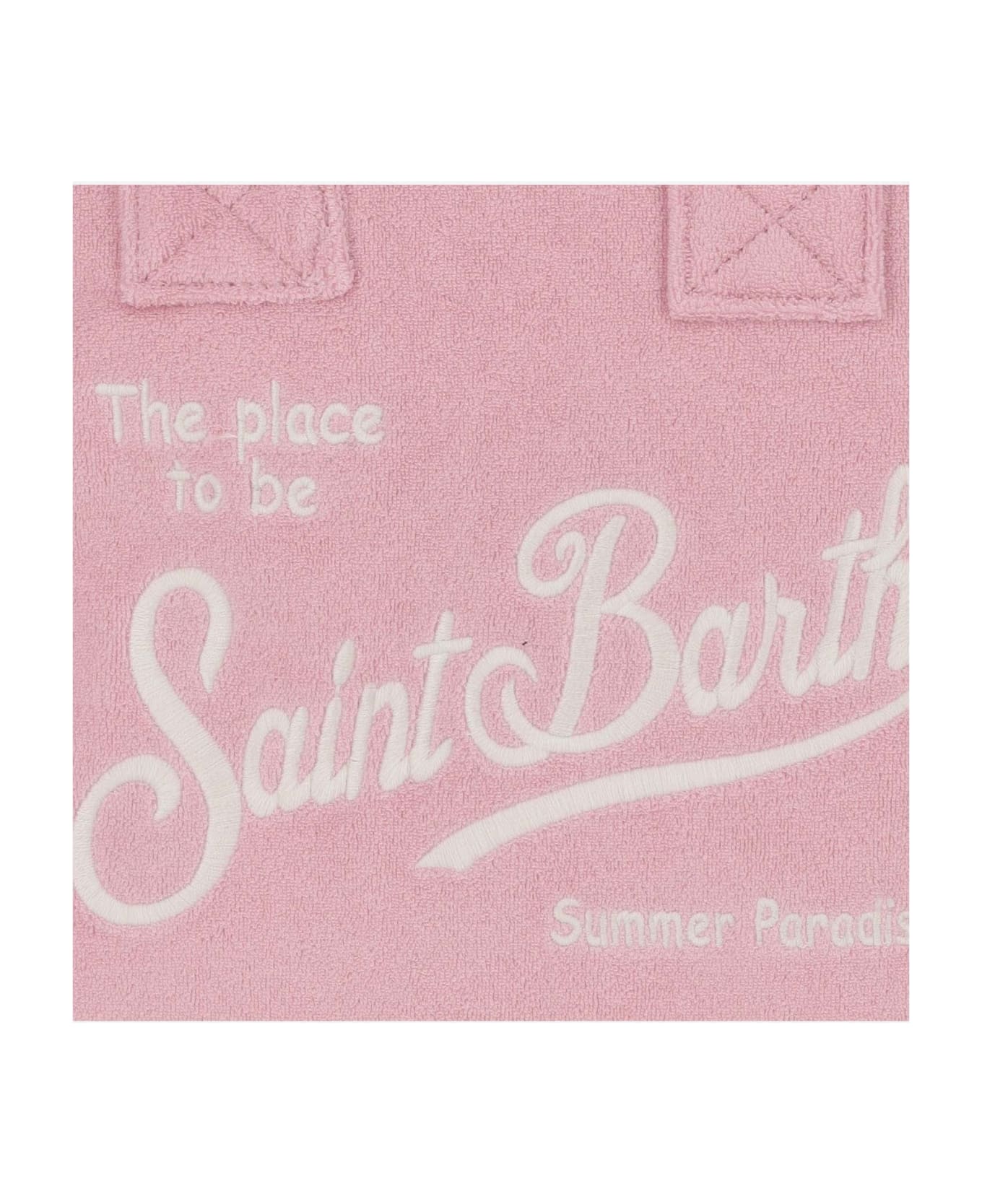 MC2 Saint Barth Colette Terry Tote Bag With Embroidery - Pink トートバッグ