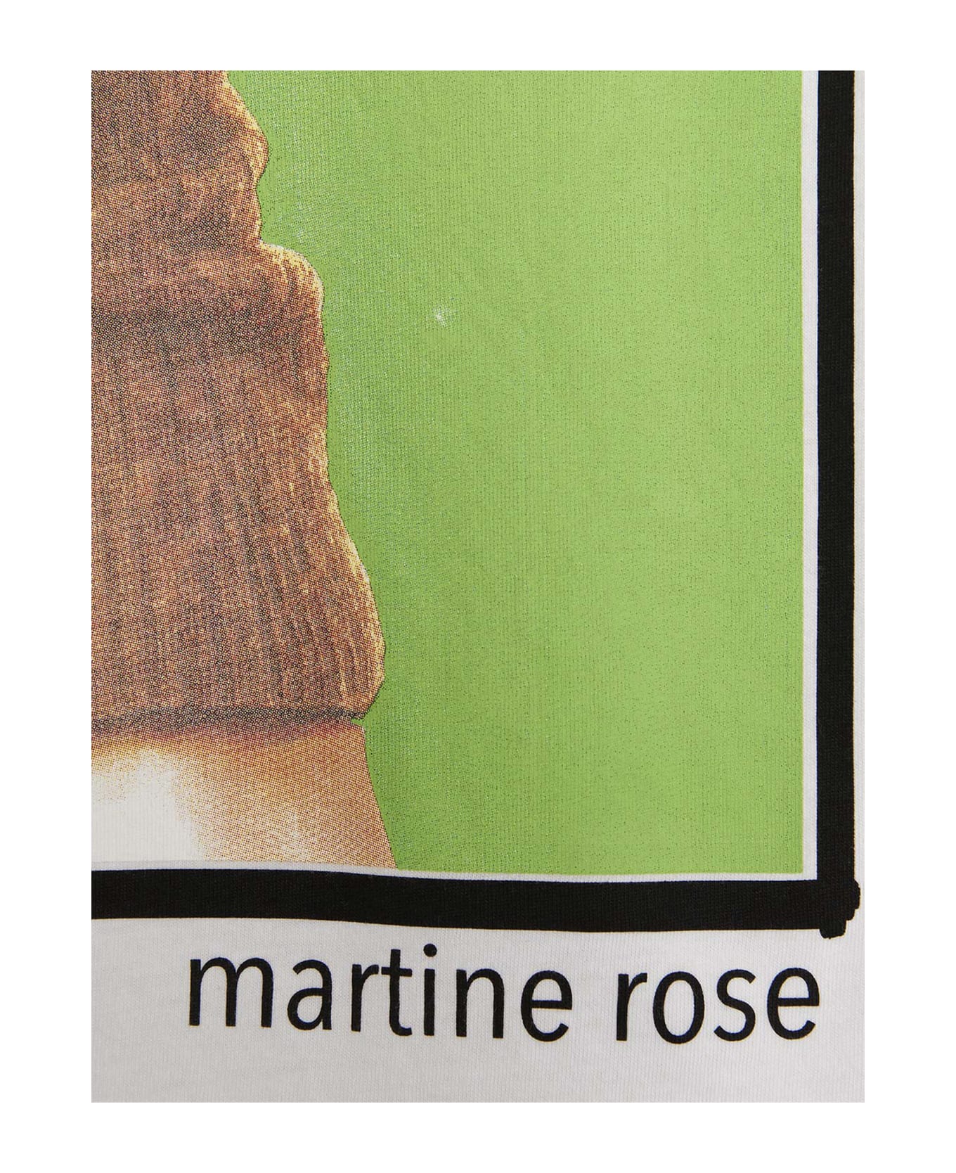 Martine Rose T-shirt 'boxy catd' - WHITE