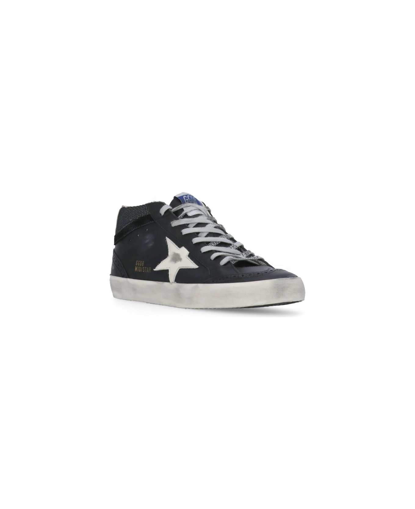 Golden Goose Mid Star Sneakers - Black