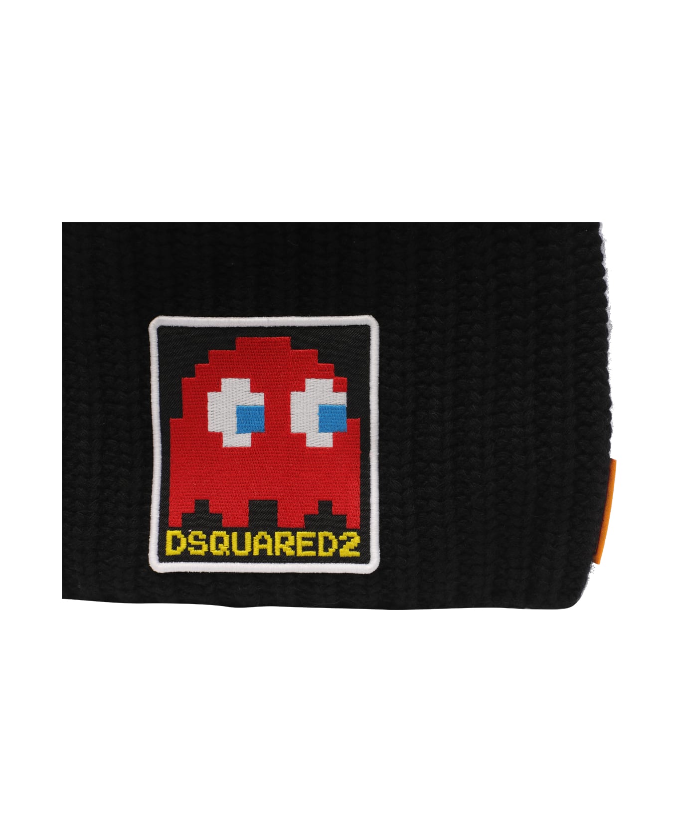 Dsquared2 Pacman Beanie Hat - Black