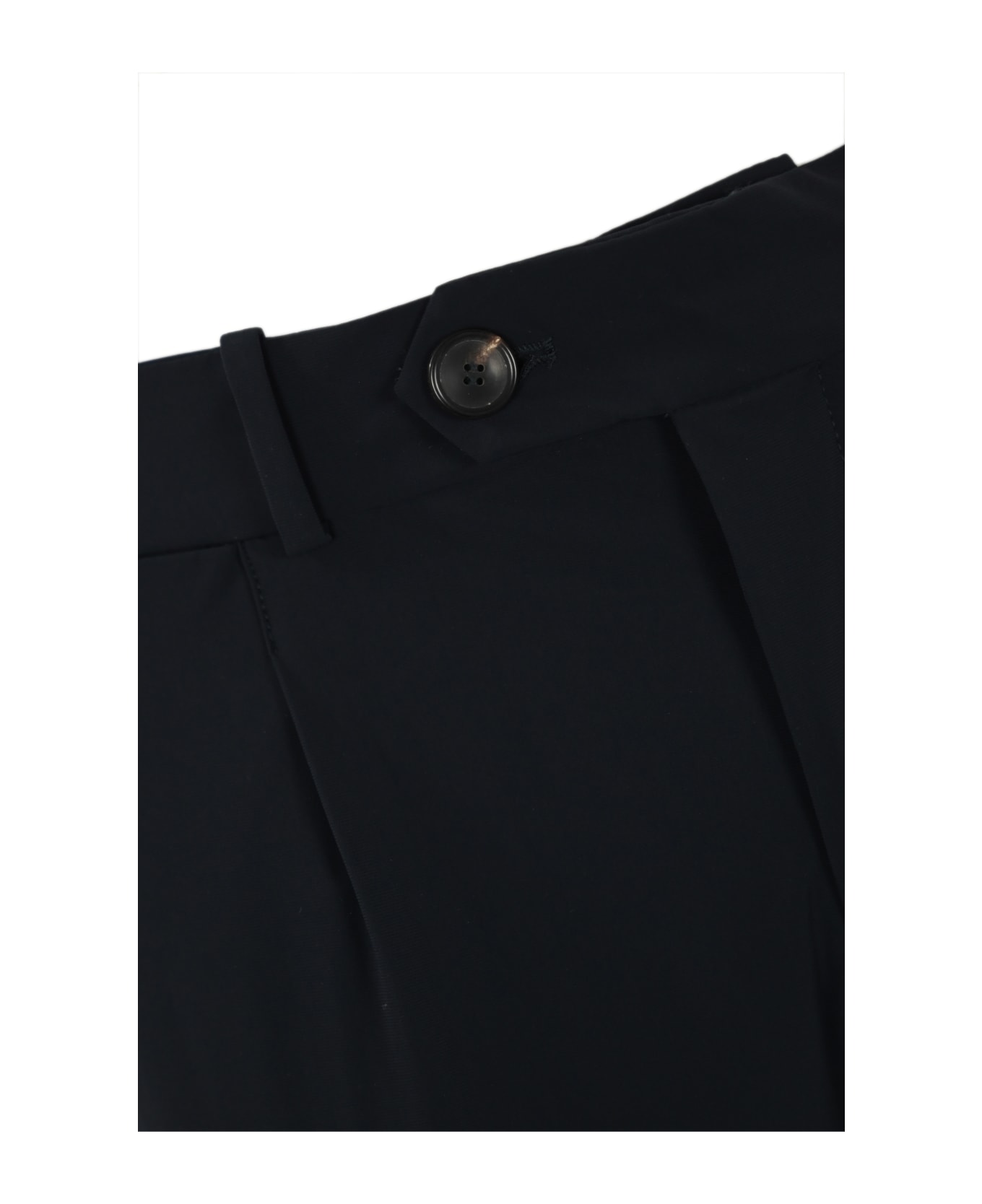 RRD - Roberto Ricci Design Chino Trousers In Technical Fabric With Pleats - Blue Black ボトムス