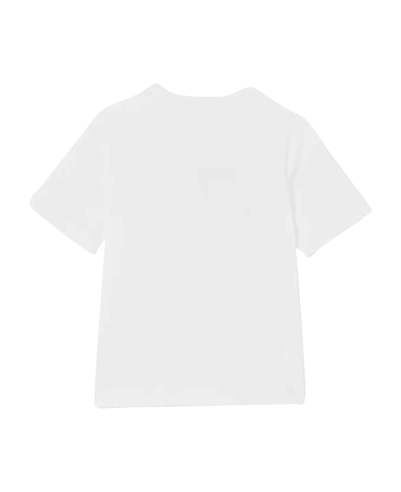 Burberry White T-shirt Girl - WHITE