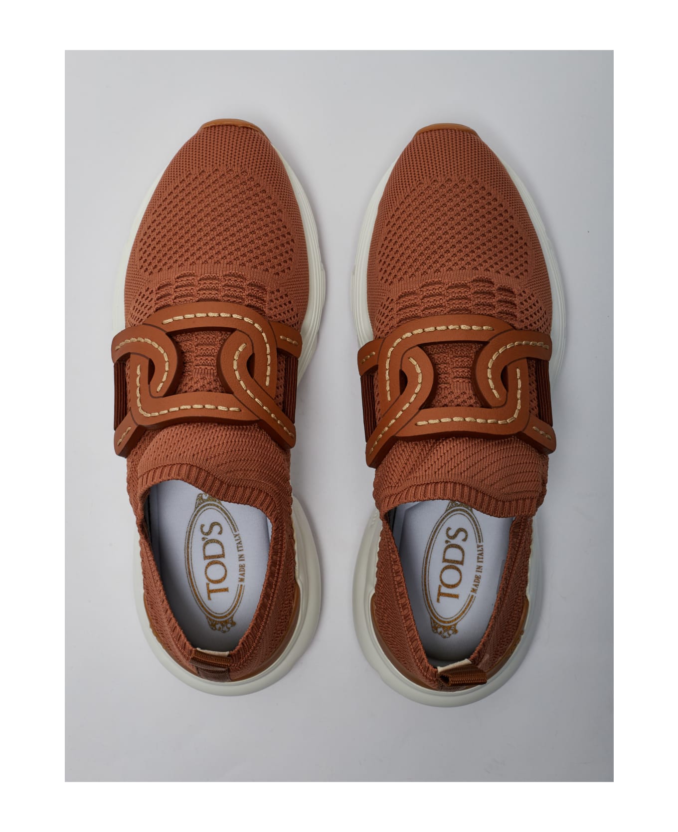 Tod's Chain-detailed Slip-on Sneakers - CUOIO