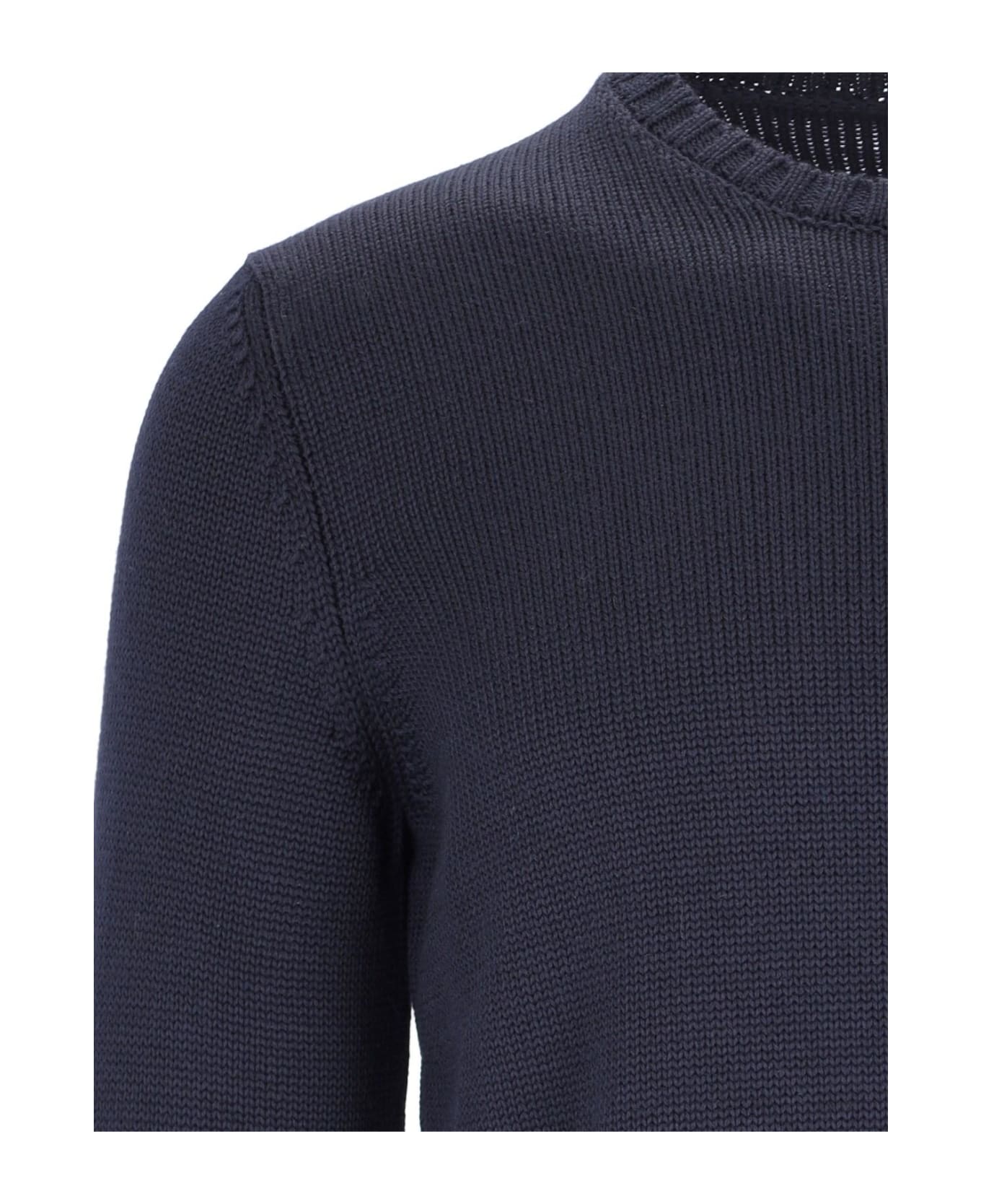 Zanone Crewneck Sweater - Blu