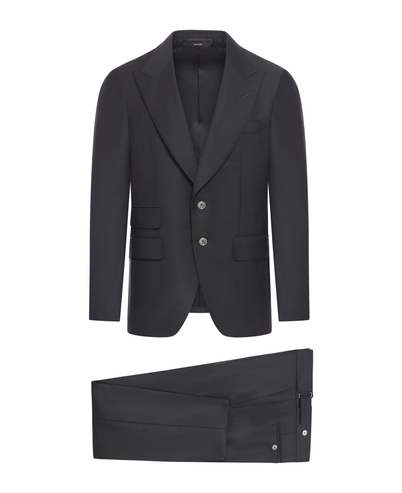 Tom Ford Wool Mohair Atticus Suit Fl - Black