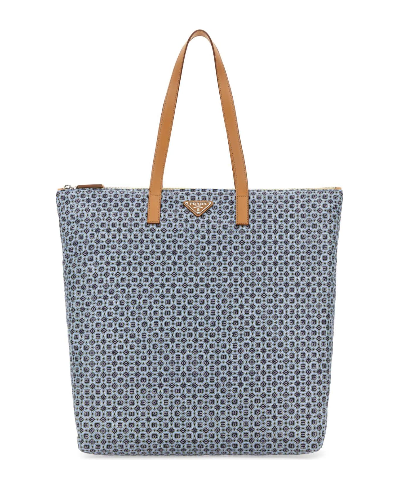 Prada Printed Re-nylon Shopping Bag - ASTRALENATURAL
