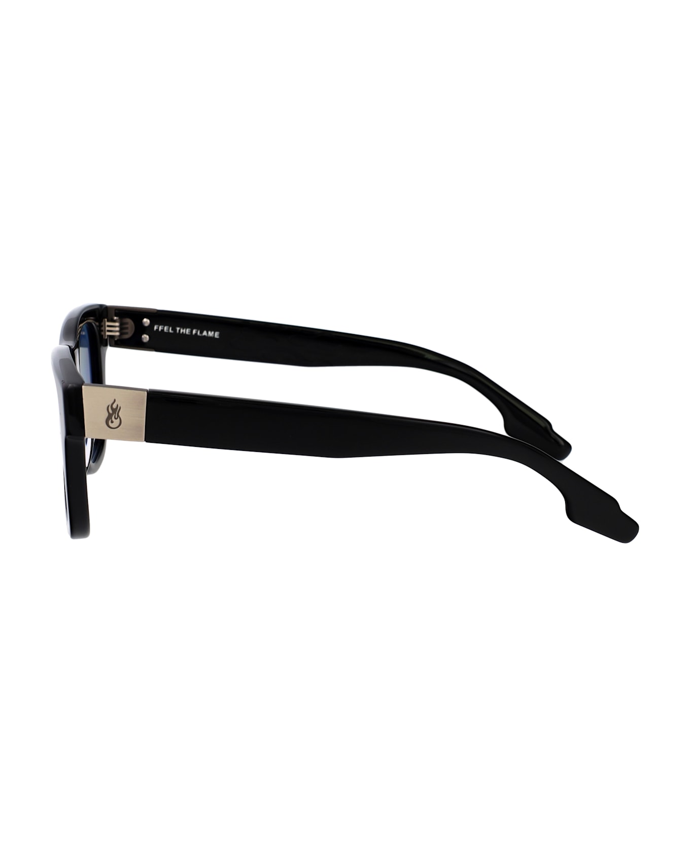 Vision of Super The Way Sunglasses - 006-BS/DEGRADBLUE Black Light Blue