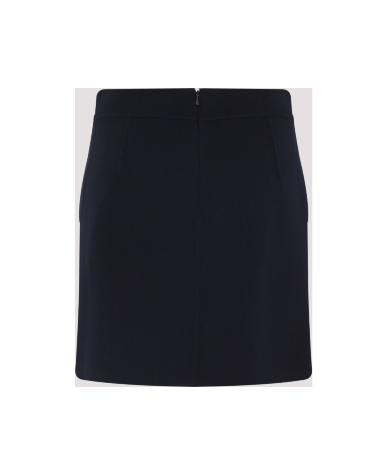 
S Max Mara Aida Panno Mini Skirt - Blu