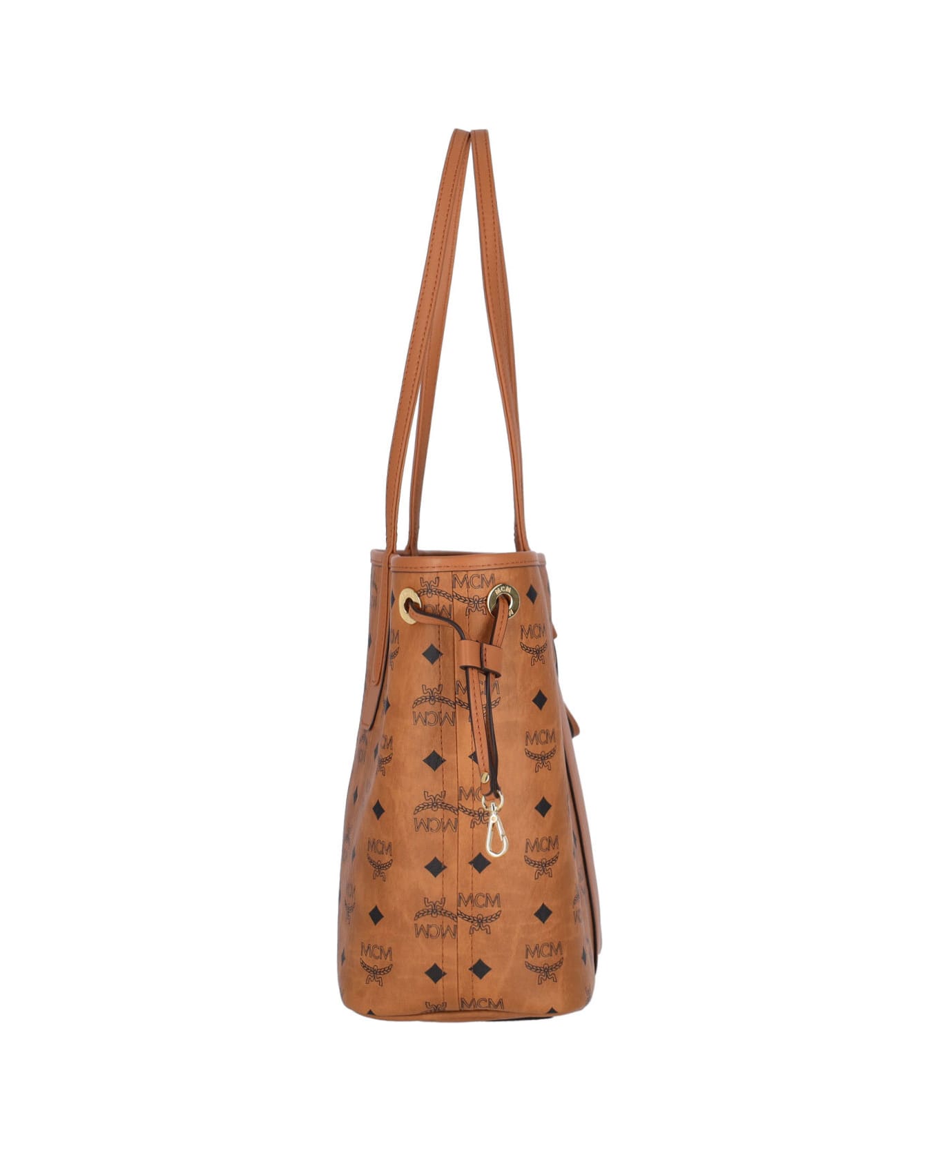 MCM Small Reversible Tote Bag "liz" - Brown
