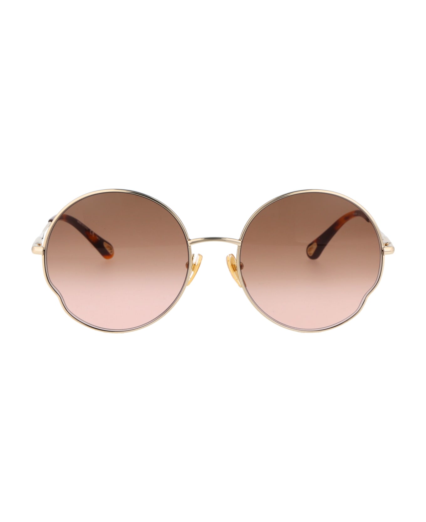 Chloé Eyewear Ch0095s Sunglasses - 001 GOLD GOLD BROWN