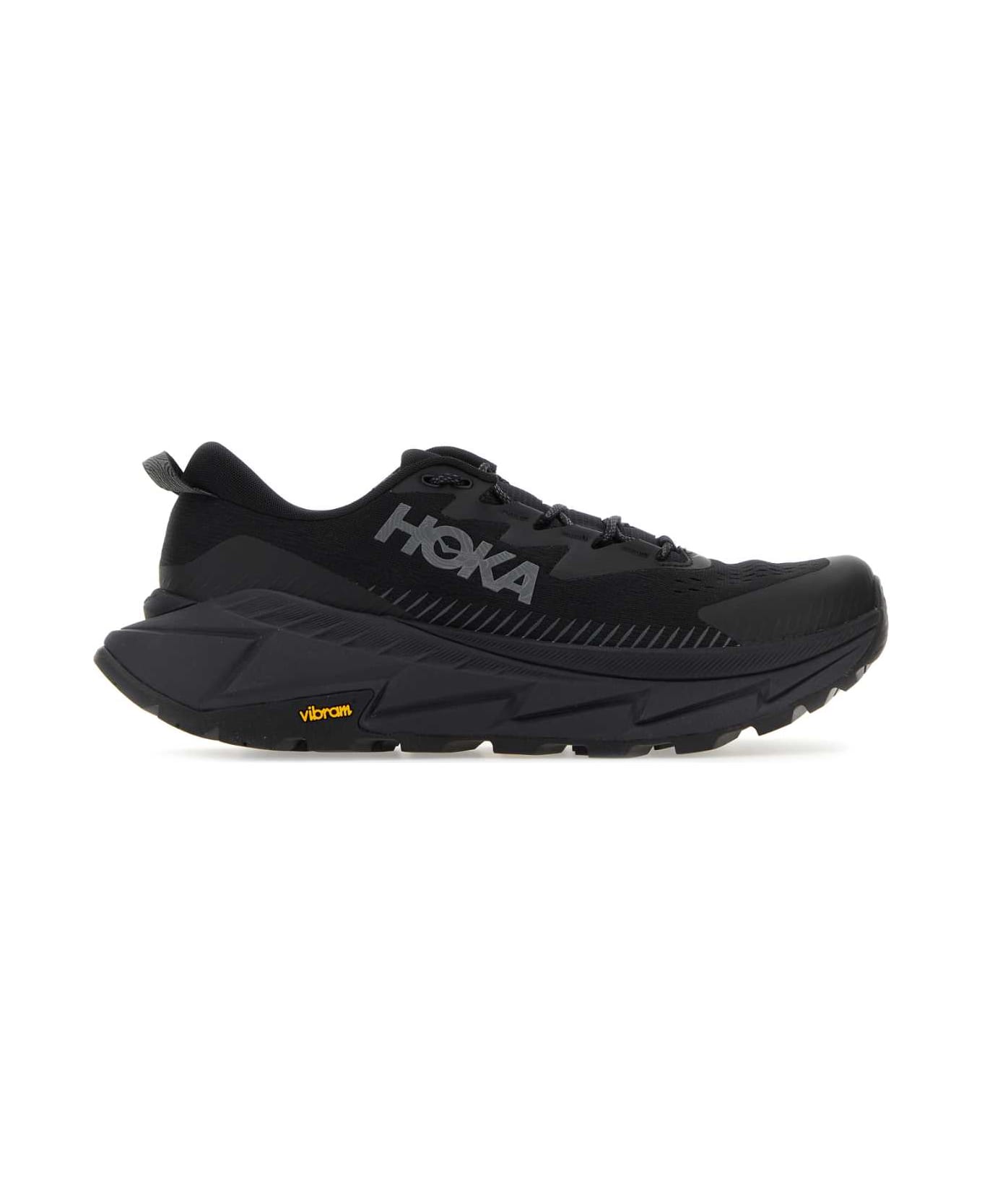 Hoka Black Fabric M Skyline-float Sneakers - BLACKBLACK