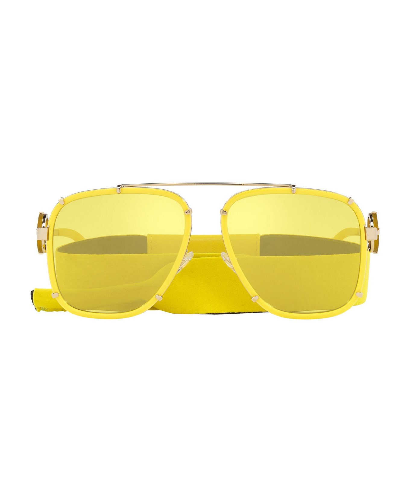 Versace Eyewear Ve2233 Yellow Sunglasses - Yellow