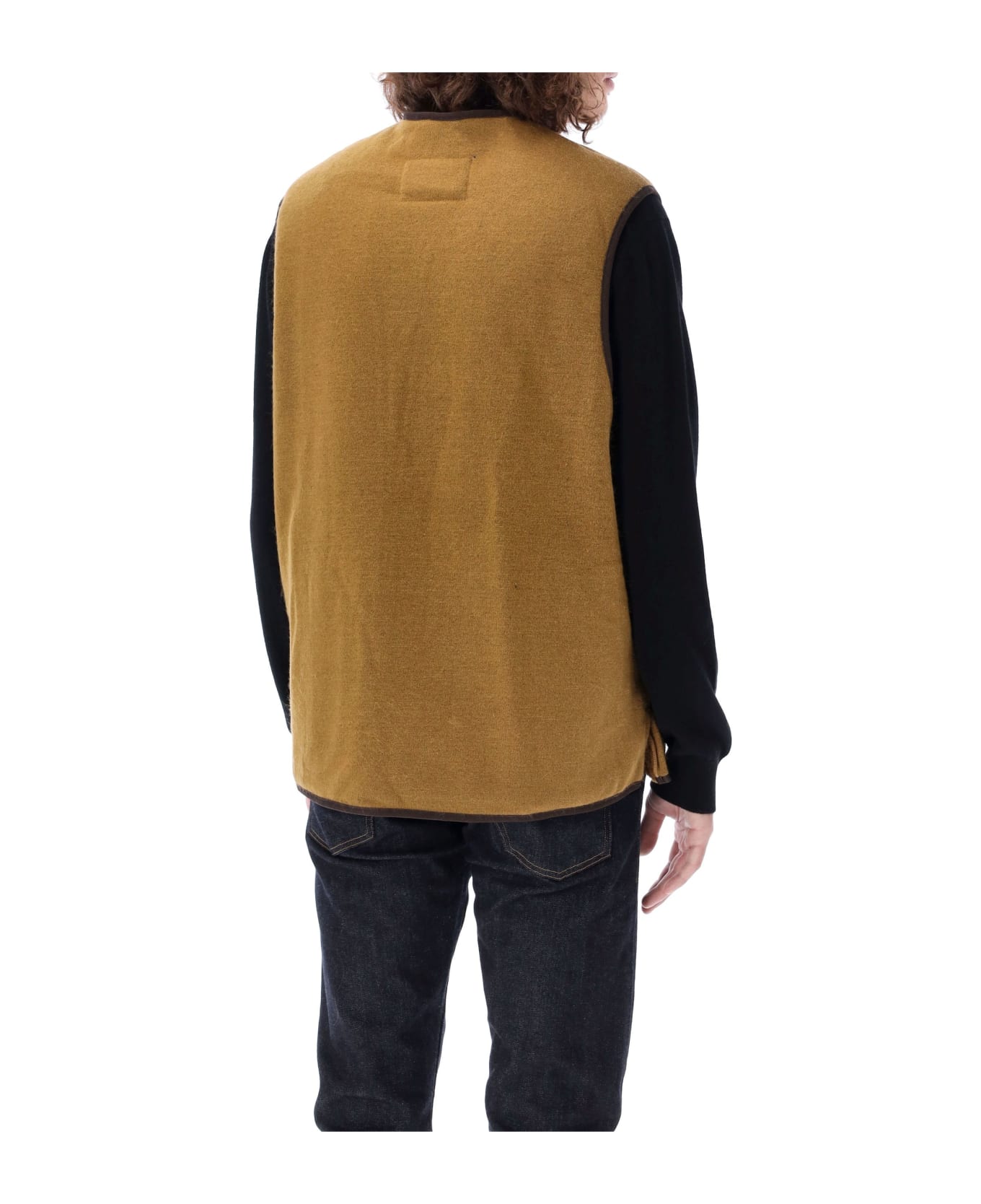 Barbour Warm Pile Waistcoat/zip-in Liner - BROWN