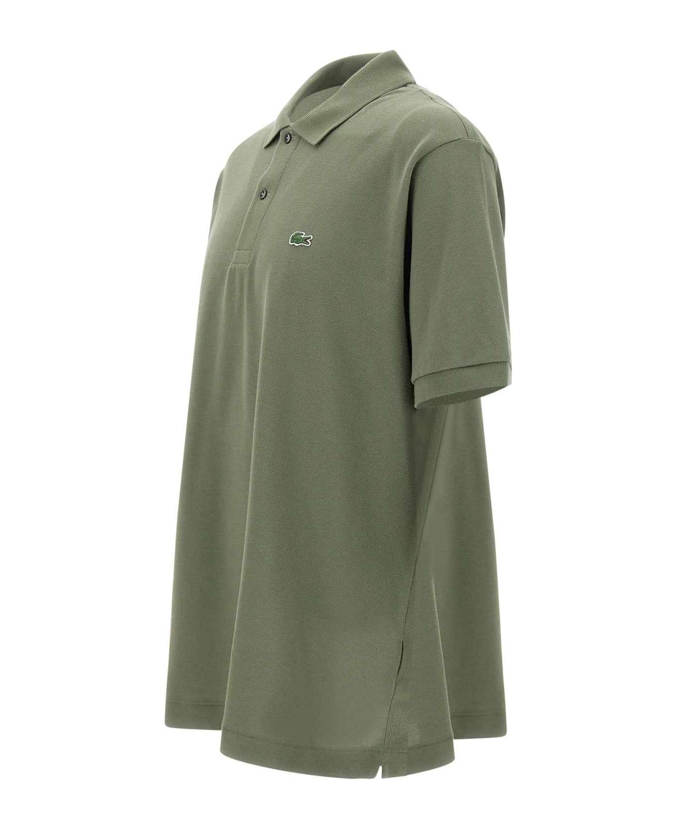Lacoste Piquet Cotton Polo Shirt - GREEN