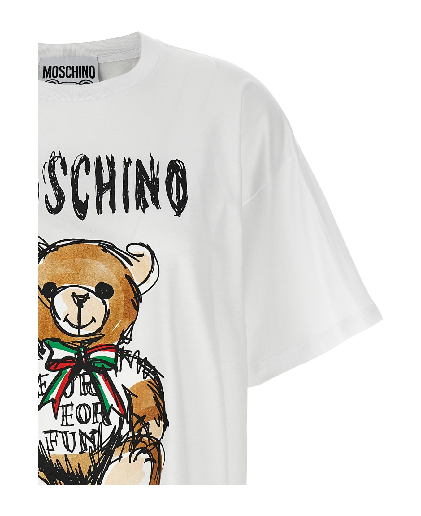 Moschino 'teddy Bear' T-shirt Moschino - WHITE Tシャツ