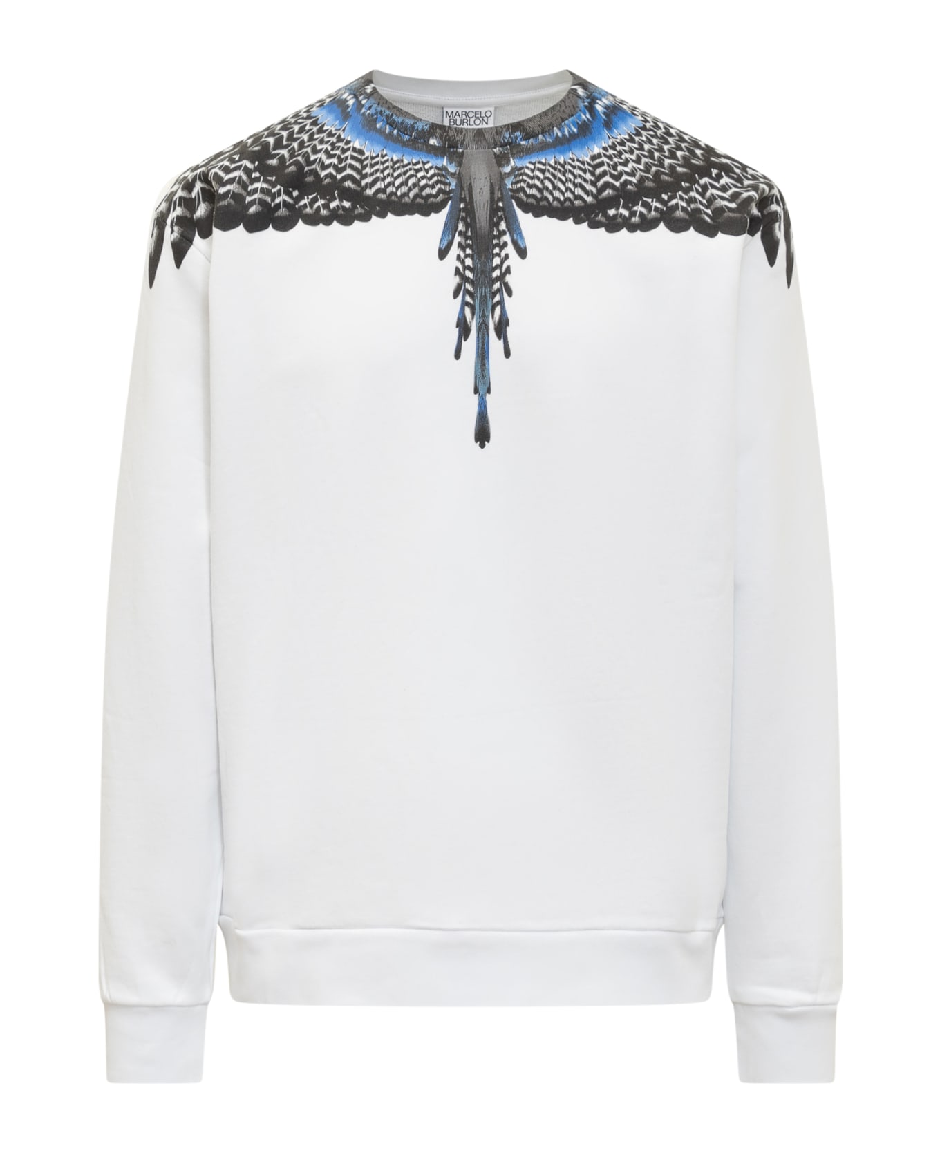 Marcelo Burlon Cotton Sweatshirt - WHITE