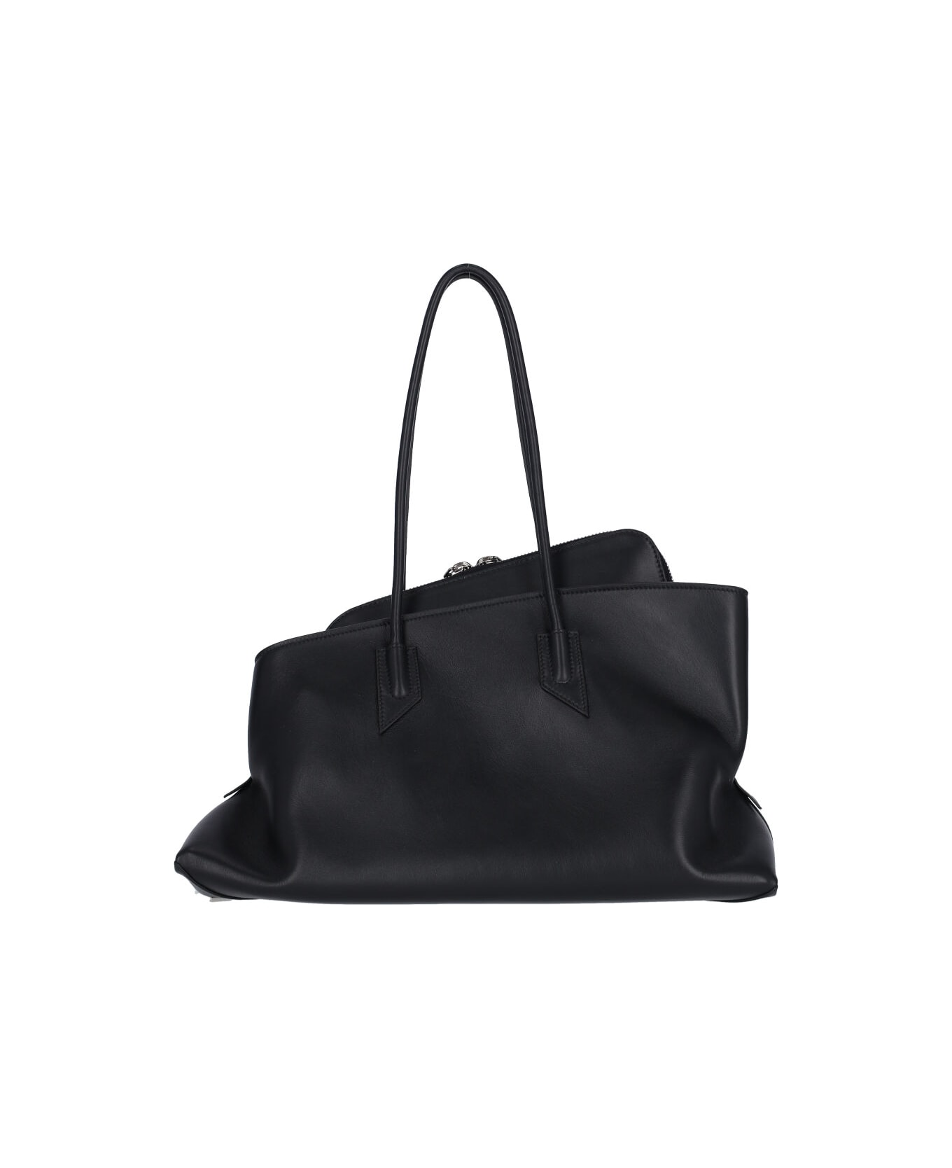 The Attico Medium Handbag 'la Passeggiata' - Black